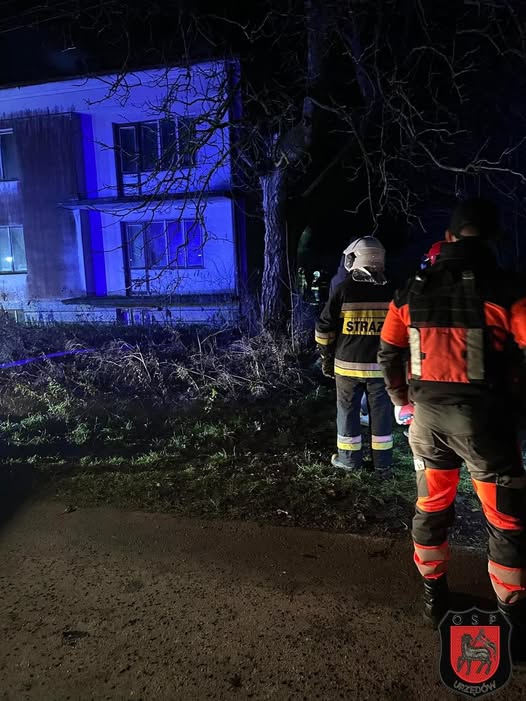 budynek w którym wybuchł pożar