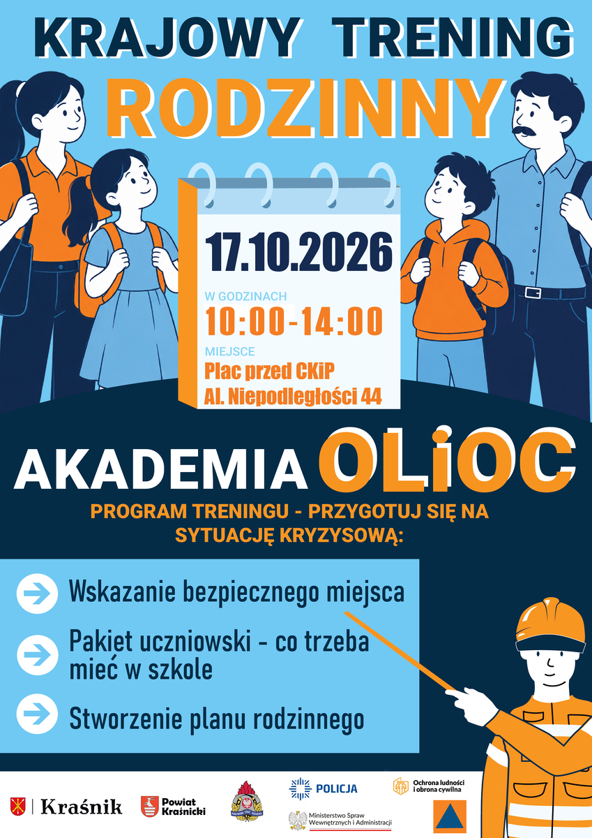 plakat krajowy trening rodzinny
