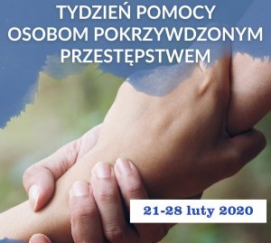 Zdjęcie przedstawia akcję pod nazwą &quot;Tydzień pomocy osobom pokrzywdzonym&quot;.