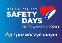 Zdjęcie przedstawia plakat z napisem &quot;Safety Days&quot;.