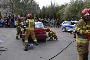 Symulacja akcji ratowniczej z udziałem policji