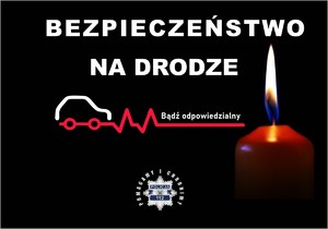 plakat policyjnej akcji Wszystkich Świętych 2022