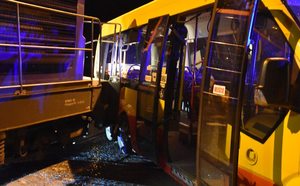 Zdjęcie uszkodzonych pojazdów
