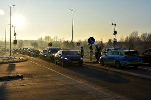 Widok na kontrolowane pojazdy