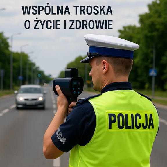 policjant podczas czynności służbowych