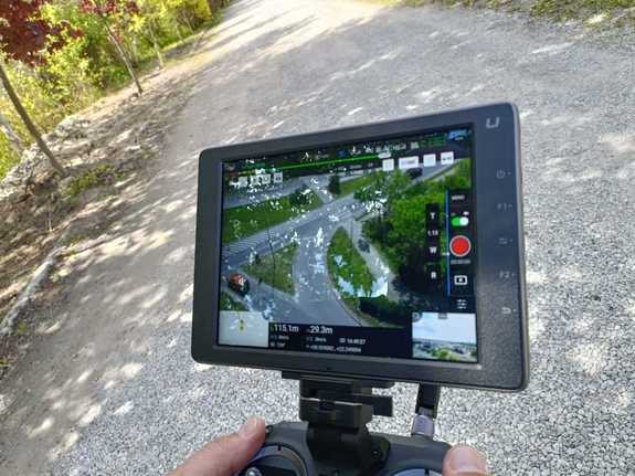 dron obserwacja