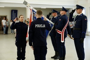ślubowanie policjantów