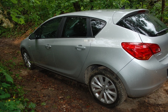 opel astra, skradziony samochód