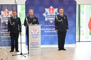 przemowa Komendanta Wojewódzkiego Policji w Lublinie