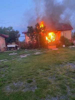 pożar domu