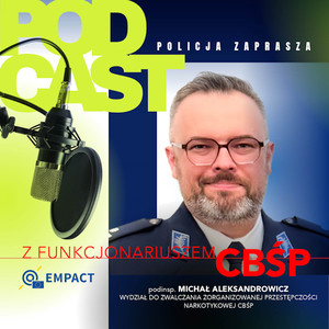 okładka podcastu z funkcjonariuszem cbśp