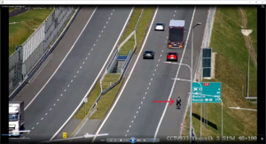 rowerzysta na trasie S19