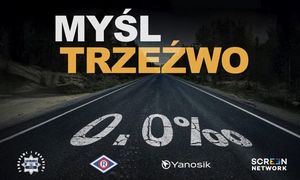 zdjęcie z napisem myśl trzeźwo