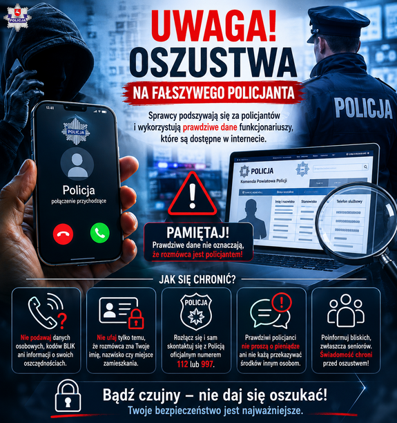 uwaga oszustwa