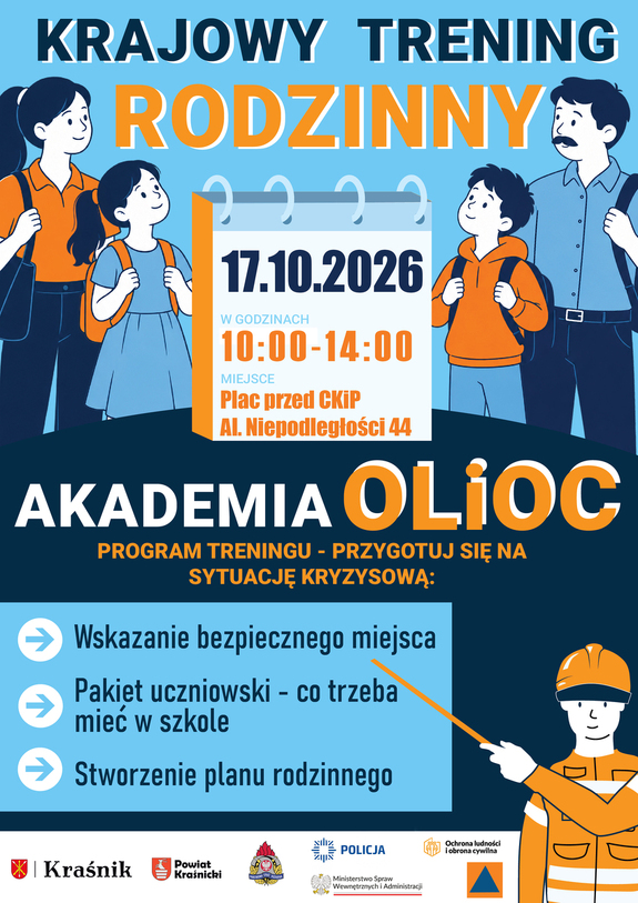 plakat krajowy trening rodzinny
